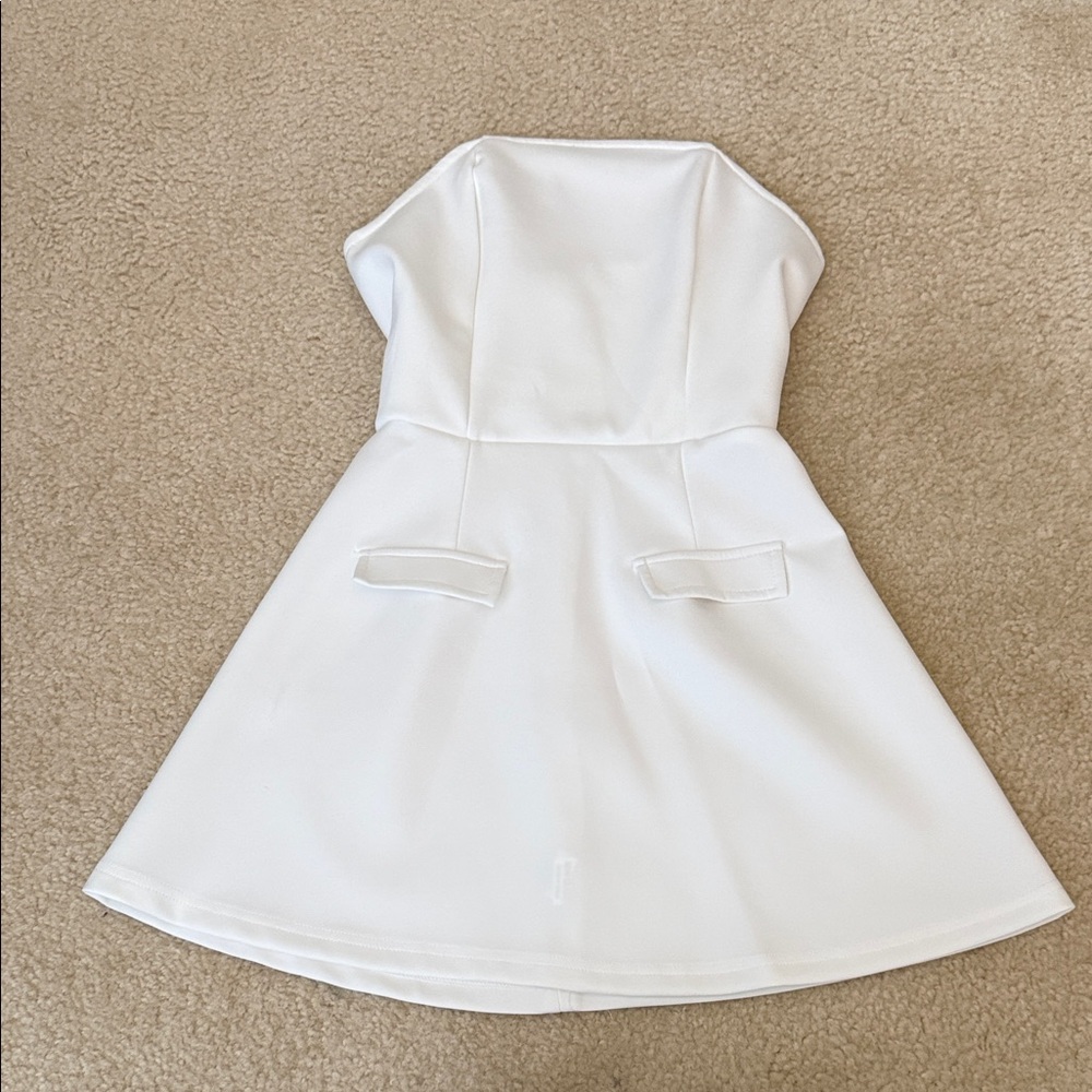 SHEIN Classic White Formal Dress bridal